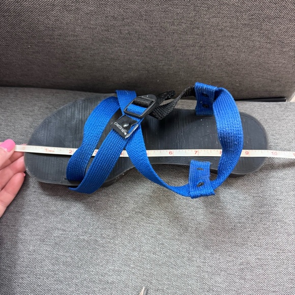 OESH Athena Sandals Blue and Black 3D Printed Soles Check Measurements For Size - Picture 4 of 5